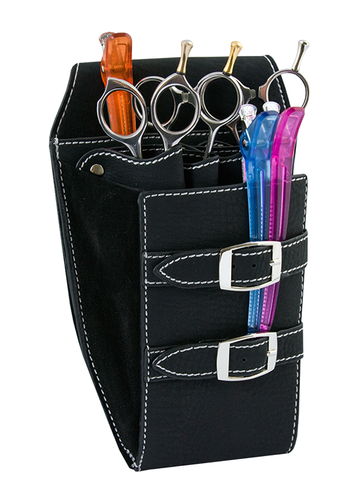 DOUBLE BELT LEATHER SCISSOR HOLSTER - First Lady Shears